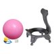 thumbnail image 3 of Silla De Pelota De Yoga Estable Y Resistente, Silla De Pelota De Yoga Para Oficina, Gimnasio, Color Rosa, 3 of 4