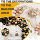 thumbnail image 3 of Kit de clips para arcos de globos fooind - paquete de 12, color negro, 3 of 7