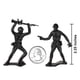 thumbnail image 2 of Toy Soldiers TimMee Plastic Army Men, negro, 48 piezas, fabricado en EE. UU, 2 of 6