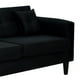 thumbnail image 4 of Sofa New Retro 3c Felpa 00 Negro, 4 of 6