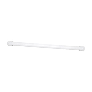 Magideal - Barra Para Cortina De Ducha, No, Telescópica, Inoxidable, Separador De Ambientes, Diámetro 2,5 Cm, Barra, Fácil Montaje, Blanco, Para Cocina, Balcón, 90 A 160Cm