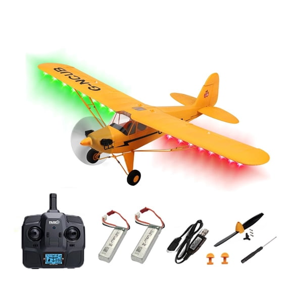 Avión RC Park10 Toys J3-CUB 5CH sin escobillas 65 cm amarillo