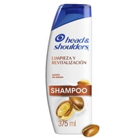 Shampoo Control Caspa Limpieza Y Revitalización Con Aceite De Argán. 375 Ml Head & Shoulders