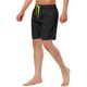 thumbnail image 4 of Pantalones Cortos de Natación con Cintura de Cordón y Forro de Malla para Hombre de INSPIRE CHIC para Vacaciones de Verano en la Playa 38 Negro, 4 of 6