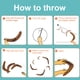 thumbnail image 4 of Boomerang de madera Native Art 29 cm, paquete de 3, 4 of 8