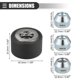 thumbnail image 5 of Unique Bargains Herramienta Universal de Instalación de Espárragos de Rueda M12x1.25 M12x1.5 M14x1.5 Hierro con Tuercas de Rueda Hexagonales de 3/4" Tono Plateado 1 Set, 5 of 7