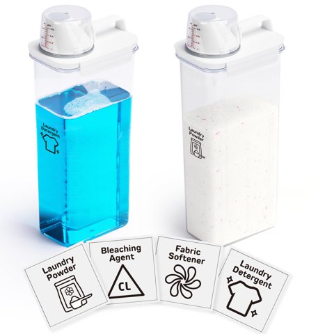 Dispensador De Detergente Para Ropa Bikkii, Paquete De 2,