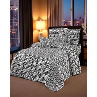 Genérico - Cubrecama Con Diseños King 250 X 270 Cm + 2 Almohadas P09