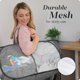 thumbnail image 4 of Cesto de ropa plegable de 2 compartimentos gris - Handy Laundry, 4 of 7