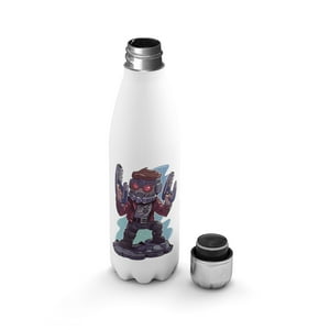 Creango - Botella Agua Termica Star Lord Marvel De Acero Inoxidable