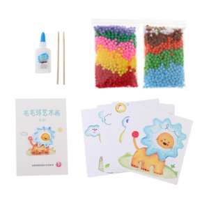 Bothyi - Kit De Pompones, Juguetes Educativos, Artes Sensoriales Y Manualidades Para Niñas Y Niños, Estilo A