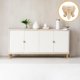 thumbnail image 2 of Pierna de mueble INKNOTE 15 cm tallada en madera estilo europeo, 2 of 7