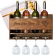 thumbnail image 1 of Botellero MERKAY para regalos de jubilación para mujer, color nogal oscuro, 1 of 7