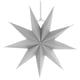 thumbnail image 1 of Novedad 3D Papel 9 Puntos Estrella Navidad Halloween Decoración Colgante Gris, 1 of 3
