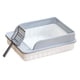 thumbnail image 5 of Caja de arena para gatos Bedpan Caja de arena para gatos de cara alta Fácil de limpiar Bandeja de arena portátil para mascotas para gatos de interior, 5 of 5