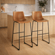 thumbnail image 5 of Taburete Cocina Barra Cuero Pu Caramel 48x49x94 Cm, 5 of 7