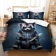 thumbnail image 3 of Funda nórdica Hip Hop Panda con estampado 3D de personajes de anime, funda nórdica para niños y niñas, fundas de edredón con fundas de almohada, juego de ropa de cama de microfibra suave con, 3 of 3