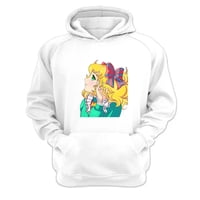 Genérico - Polerón Canguro Candy Blanco Talla L Unisex
