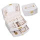 thumbnail image 1 of Organizador De Joyas 2 Niveles Maletin Joyero Exhibidor Blanco, 1 of 8