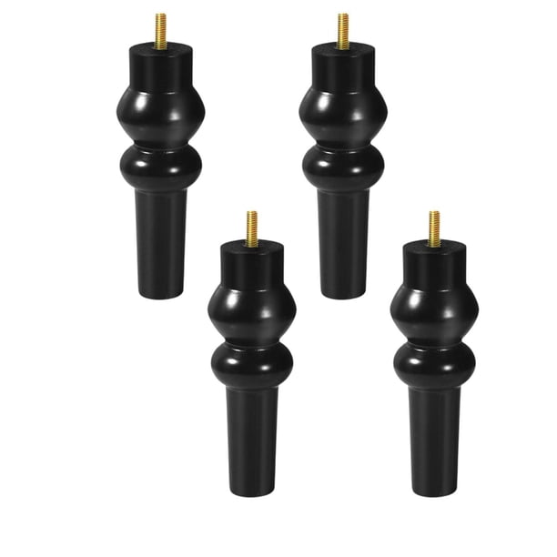 4 Piezas Muebles De Madera Piernas De Soporte De Soporte Para Gabinete De Sofá De Armario