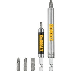 Set Guías Magnéticas + 3 Puntas Atornillar Dewalt Dw2095 Amarillo