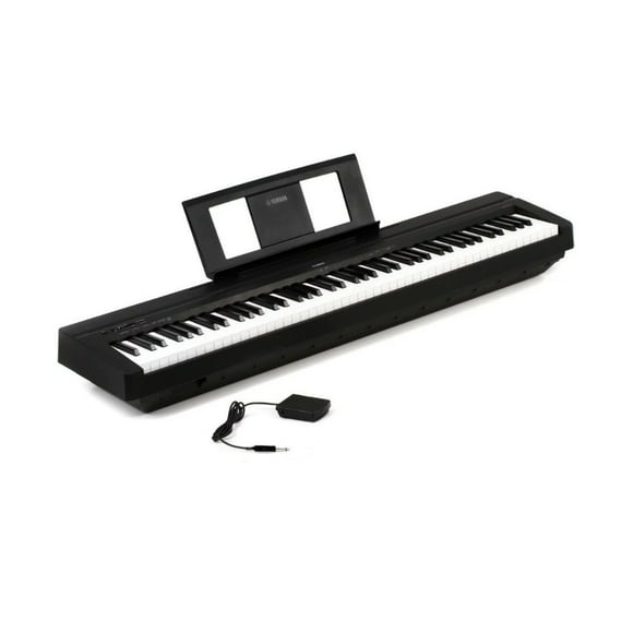 Piano Digital Yamaha P45 +. Pedal Sustain + Adaptador de Voltaje + Porta Partituras