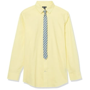 Camisa Tommy Hilfiger Para Niños De Manga Larga Con Corbata Recta 8 Husky