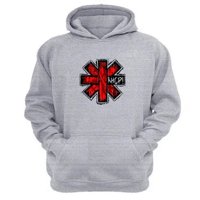 Genérico - Polerón Canguro Red Hot Chili Peppers Gris Claro Talla L Unisex