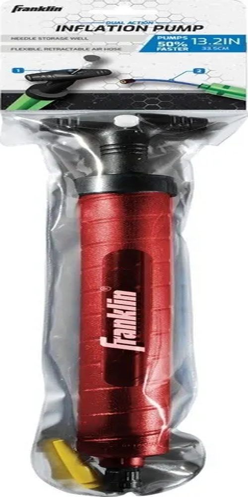 Genérico - Bombín 34 Cm Rojo Franklin Sports Dual Action Pump // Bamo