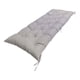 thumbnail image 3 of Cojín para banco copetudo, cojín para asiento reclinable, 100x50x8cm, cojín para asiento rectangular, cojín para banco de jardín para sofás de mimbre Gris claro, 3 of 5