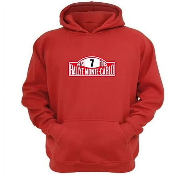 Polerón Canguro Rally Montecarlo Rojo Talla L Unisex