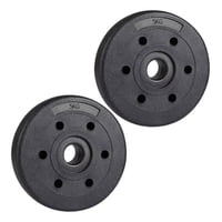 Yep - Par Discos 5 Kg - 10 Kg En Total Negro