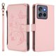 thumbnail image 2 of Funda Cartera Mariposa para [Motorola Edge 50 Neo 5G] con Soporte y Cremallera Rosa, 2 of 6