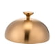 thumbnail image 1 of Tapa De Acero Inoxidable Para Hamburguesas, Tapa Para Cocinar Al Vapor, Para Cocina, Hamburguesa Con Queso, Diámetro 22 Cm, Color Dorado, 1 of 5