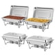 thumbnail image 1 of Set de Fuentes para Buffet Rengue 9.5 QT Acero Inoxidable 4 Piezas, 1 of 9