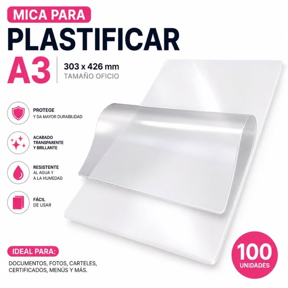 Micas para Plastificar A3 · 100