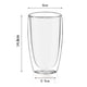 thumbnail image 1 of VASO DOBLE PARED TRANSPARENTE 450 ML, 1 of 3