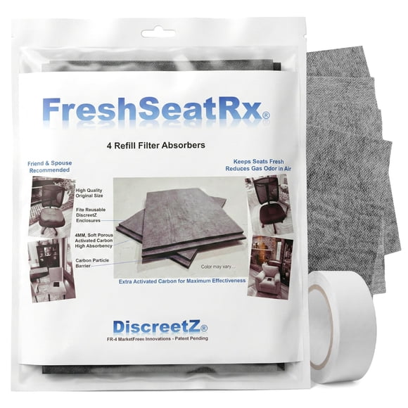 Recargas de filtro MarketFree FR-4, paquete de 4, carbón activado