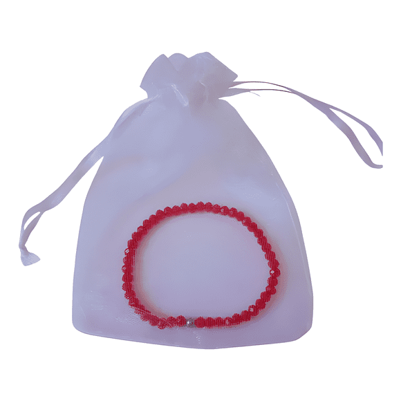 Pulsera amuleto protección suerte aleja malas energías Roja