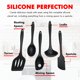 thumbnail image 4 of Juego de Herramientas de Cocina Chef Craft 5 piezas de silicona negra, 4 of 7
