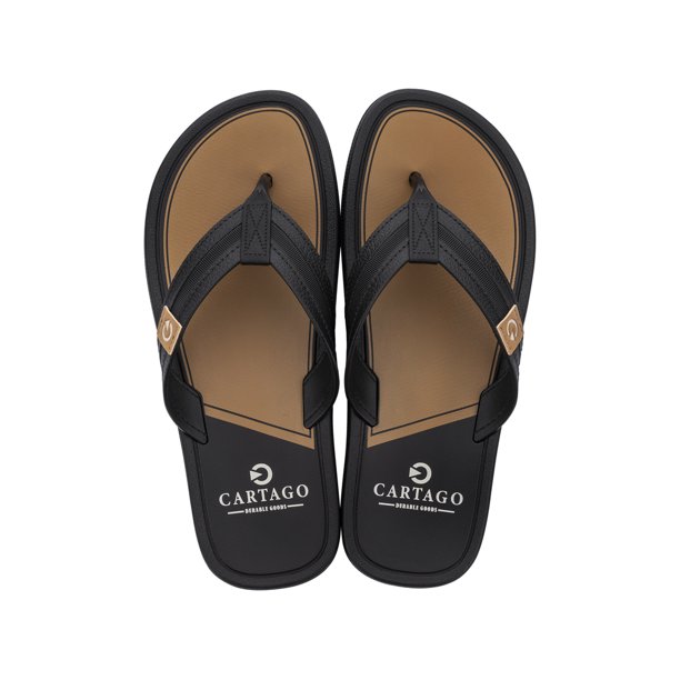 Sandalia Hombre Negro/Beige Maiorca Cartago