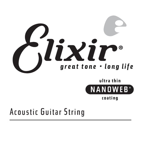 Cuerda Para Guitarra Elixir Acoustic Phosphor Bronze Nanoweb .026