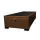 thumbnail image 1 of Base De Cama Baúl 1 Plaza Lino Negro Con Mecanismo, 1 of 2