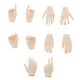thumbnail image 3 of Modelos De Mano De Mujer A Escala 1: 6 De 10 Piezas Para Figura Femenina De Piel Blanca De 12 Pulgadas, 3 of 3