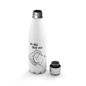 Creango - Botella Agua Termica Flork No Debi Decir Eso De Acero Inoxidable