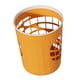 thumbnail image 5 of Bote de Basura Interior, Cesta de Papel para baño, Bote de Basura Redondo Resistente, Bote de Basura, para baño, Dormitorio, Cocina, Inodoro, lavadero naranja, 5 of 5