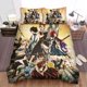 thumbnail image 1 of Fairy Tail Characters In Battle Quilt Duvet Cover Set Children3-Piece Bedding Set, 1 of 5