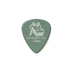 Set Uñetas Dunlop Gator Grip Verde 1.5Mm Dunl417P1.50