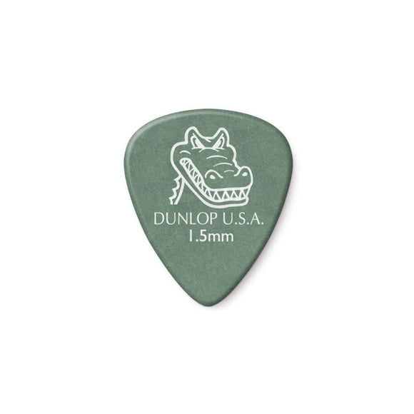 Set Uñetas Dunlop Gator Grip Verde 1.5mm DUNL417P1.50
