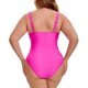 thumbnail image 5 of Agnes Orinda Traje de Baño de Una Pieza para Mujer Tallas Grandes Control de Abdomen con Aro en V y Corte Push Up para Fiesta en la Playa L Rosa Fucsia, 5 of 9